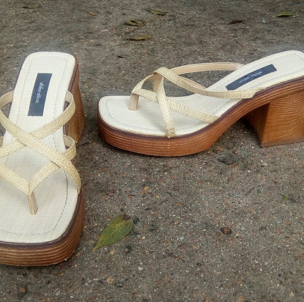 Platform Sandals, Sz 8.5